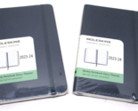 2 Moleskine 2023 - 24 Weekly Notebook Planner Small Hard Cover in Sapphi... - $8.54