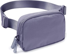 2 Way Zipper Unisex Belt Bag with Adjustable Strap Fanny Packs Mini Wais... - $35.08