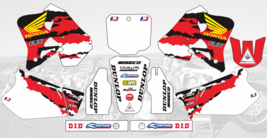 N 092 MX MOTOCROSS GRAPHICS DECALS FOR HONDA CR 125 1995-1997 CR 250 199... - £69.58 GBP