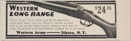 1937 Print Ad Western Arms Long Range Shotguns Crows,Ducks,Pheasants Ithaca,NY - £7.29 GBP