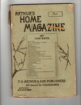ORIGINAL Vintage May 1887 Arthur&#39;s Home Magazine  - £19.56 GBP