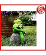 Durable Waterproof 6-Inch Frog Statue - Perfect Gift for Garden Enthusiasts - $501.85 MXN