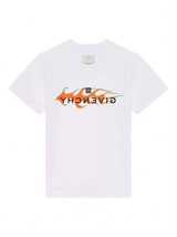 Givenchy Men's Flames Graphic T-Shirt Size 4XL - $5,769.44 MXN