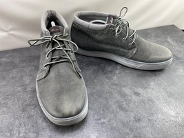 Eddie Bauer  Chukka Boots Men 10.5 M Shoes Gray Leather Casual Comfort B... - $34.47
