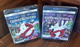 GHOSTBUSTERS 1 &amp; 2 (4K+ Blu-ray) Brand NEW (Sealed)-Free Shipping with Tracking! - £32.51 GBP