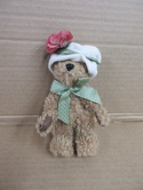 NOS Boyds Bears 1364 White Floral Hat Green Bow Archive Collection B71 P - $22.09