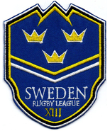 Sweden IRL League Rugby Badge Iron On Embroidered Patch - $181.79 MXN+