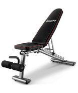 660 LBS Strength Training Bench with 10 Back and 3 Seat for Full Body Wo... - €173,56 EUR