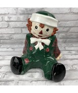 Sakura Raggedy Andy Cookie Jar 10.5 Inches 1998 Hand Painted - £61.37 GBP