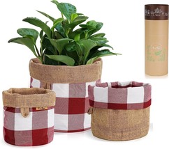 Indoor Gardening Gifts For Women Kiizys Small House Plant Pot Holder, Set Of 3. - £32.47 GBP