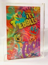 E M Zax &quot;Fruity Pebbles&quot; Original Hand Painted Cereal Box With Lucite H/S Coa - £320.70 GBP