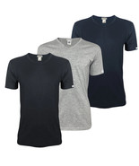 3 T-Shirts Men&#39;s T-Shirts V Neck Half Sleeve Cotton Pierre Cardin Seville - $24.01