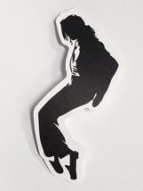MJ Black and White Silhouette Dancing Music Theme Sticker Decal Embellishment - £1.83 GBP