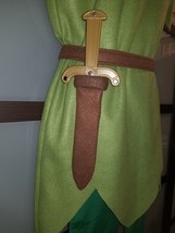 Peter Pan Dagger with sheath and Belt for your costume Custom made to ANY SIZE - £19.65 GBP+