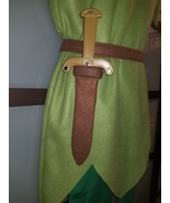 Peter Pan Dagger with sheath and Belt for your costume Custom made to ANY SIZE - £20.03 GBP - £24.03 GBP