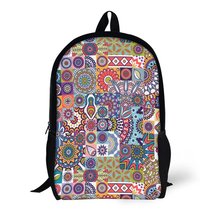 Mondxflaur Mandala Backpacks for School Kids Adults Lightweight Bag 16.9in - £19.29 GBP