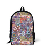Mondxflaur Mandala Backpacks for School Kids Adults Lightweight Bag 16.9in - $33.59 CAD