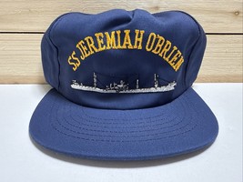 Vintage SS Jeremiah O’Brien MILITARY Hat Ship Hat New Made In USA Navy Blue - $29.60