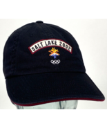 Salt Lake 2002 Hat-XIX Olympic Winter Games-American Needle-Black-Strapback - £14.70 GBP