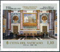 Vatican 2019. 90th Anniversary of the Lateran Accords (MNH OG) Stamp - £3.35 GBP