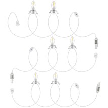 Accessory Cord With Two Led Bulbs, Blow Mold Christmas Craft Light With Outlet A - £28.85 GBP