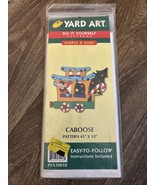 Yard Art DIY Pattern Elf in Caboose Christmas Holiday 41&quot; x 33&quot; - $167.66 MXN