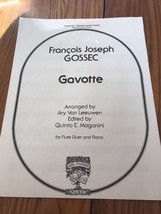 Francois Joseph Gosselin Gavotte By Quinto E. Maganini Ships N 24h - $18.49