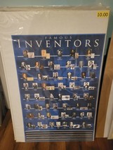 Famous Inventors throughout History-Educational Chart-24x36 Science Poster - £6.76 GBP