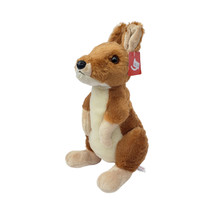 Aurora World 12&quot; Grey Kangaroo Flopsie Standing New with Tag NWT - £11.86 GBP