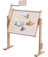 Adjustable Cross Stitch Frame Stand, Embroidery Hoop Stand Frame Cross S... - $77.20 CAD