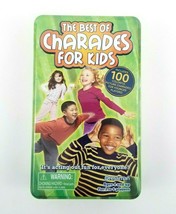 The Best of Charades For Kids Children's Game Travel Tin Case Ages 4+ NEW SEALED - £8.31 GBP