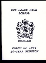 Vtg. 1984 Photos Dos Palos High School - Original Snapshots - $129.88 MXN