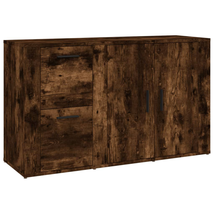 Modern Wooden Rectangular Home Sideboard Storage Cabinet Unit 2 Doors 2 Drawers - £101.47 GBP+