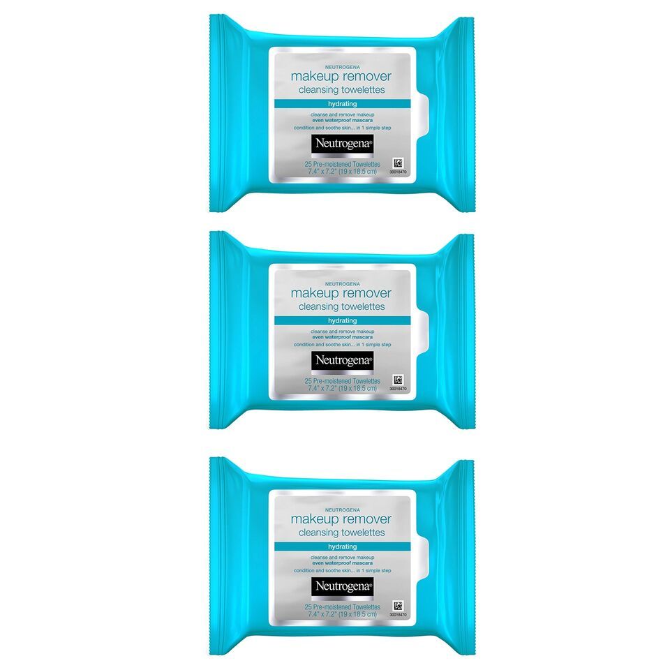 Neutrogena Makeup Remover Cleansing Towelettes Daily Face Wipes to Remove Dir... - $23.65