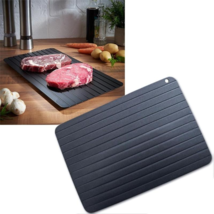 Fast Defrost Tray Fast Thaw Frozen Food Meat Fruit Quick Defrosting Plate Board - £38.87 GBP