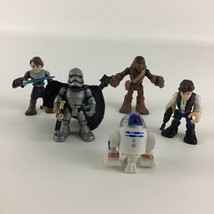 Playskool Heroes Star Wars Jedi Force Mini Figures Lot Skywalker R2-D2 Hasbro - £23.26 GBP