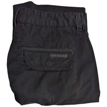 Calvin Klein Womens Shorts Size 6 Long Hiking Black Khaki Short Pants 31... - $21.29