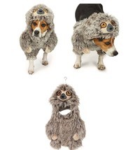 Sloth Costume for Dogs Cute Funny Plush Soft Fuzzy Easy Fit Adorable - $29.59+