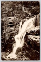 RPPC Avalanche Falls Flume Gorge NH New Hampshire Postcard H24 - £5.64 GBP