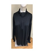 Vintage 1990s Patagonia Capilene Women&#39;s base layer 1/4 zip black made i... - $472.51 MXN