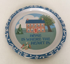 Vintage 1988 metal tray home is where the heart is country blue duck goo... - $368.50 MXN