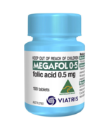 Megafol 0.5mg Folic Acid Tablets - £54.11 GBP