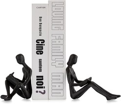 Sziqiqi Book Ends For Shelves Decorative - Cast Iron Bookends For Heavy Books - $38.99