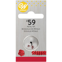 Wilton Small Petal Cake Decorating Tip 59 1 Pack of 1 Piece - $20.48