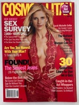 Cosmopolitan Magazine August 2002 Sarah Michelle Gellar Smokin&#39; Career No Label - £22.32 GBP