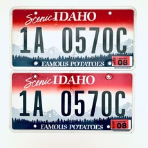 2015 United States Idaho Ada County Passenger License Plate 1A 0570C - $25.73