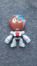 Cyborg Popping Head Figure From Teen Titans GO McDonalds 2019 Happy Meal used Pl - £3.03 GBP