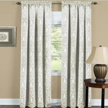 Sutton Window Curtain Panel Ivory 52&quot; X 63&quot; - $28.49