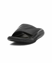 adidas Alphabounce Slides Men&#39;s # 7 Double Black B41720 Basketball Slipp... - $52.22