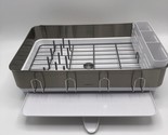 simplehuman Steel Frame Dishrack and Sink Caddy New Without Box - $77.22